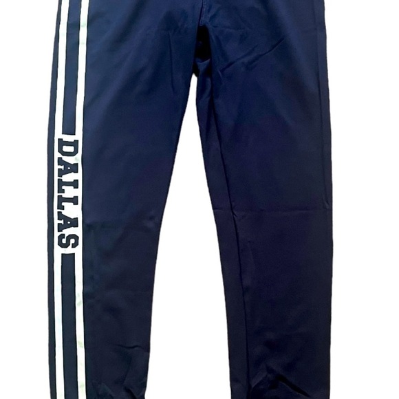 LYDAA activewear joggers navy blue stretch side stripes Dallas NWT Women L/XL - Picture 4 of 12